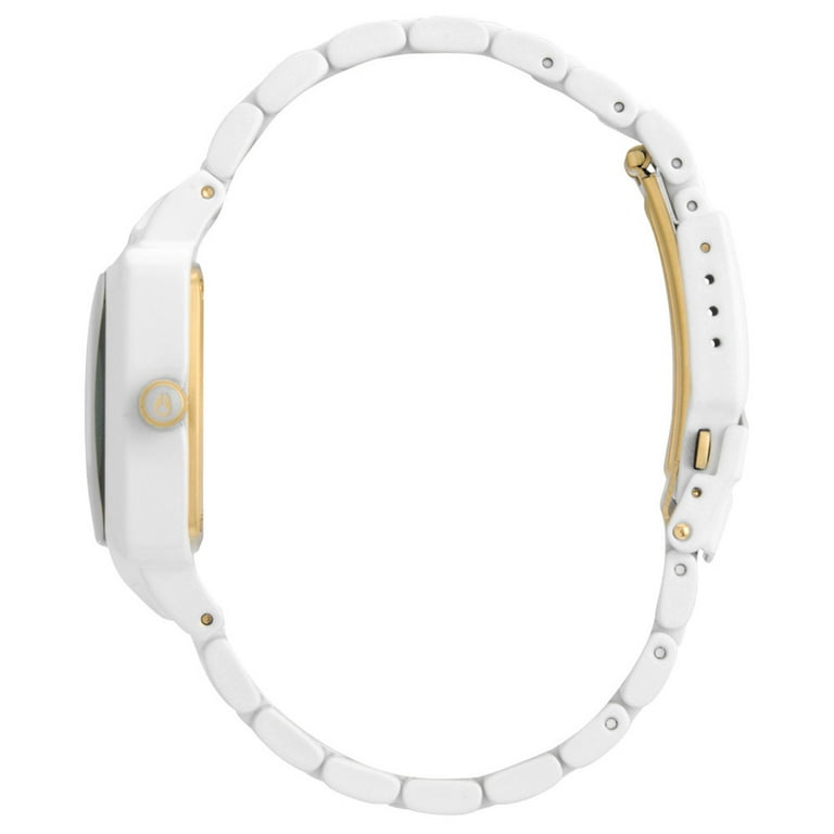 Nixon Men's A1401035 The Player White Dial White Stainless Steel