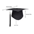 thumbnail image 4 of Graduation Two Piece Set Graduation Season Party Hat Shoulder Strap Ribbont Scarf Wrap Shawl with Sleeves, 4 of 4