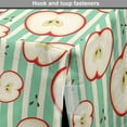 thumbnail image 4 of Fruits Dog Crate Cover, Sliced Tasty Fresh Fruit Rhythmic Pattern on Striped Background, Easy to Use Pet Kennel Cover Small Dogs Puppies Kittens, 7 Sizes, Almond Green Dark Coral, by Ambesonne, 4 of 6