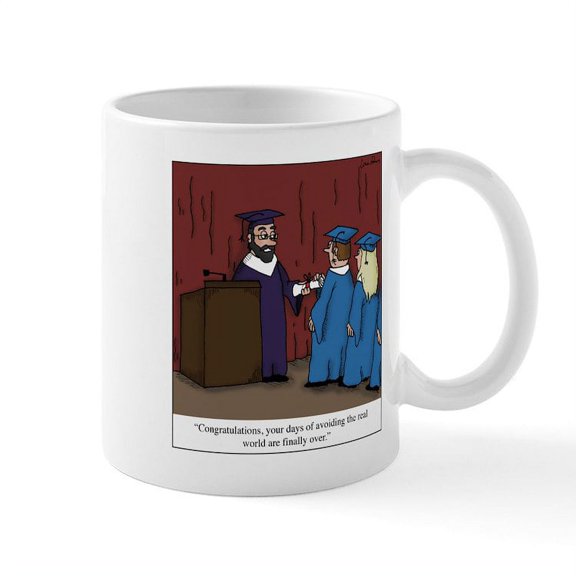 CafePress - Avoiding Life Mugs - 11 oz Ceramic Mug - Novelty Coffee Tea Cup