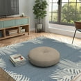 thumbnail image 3 of Covers & All Sunbrella Indoor/Outdoor Floor Pillow, 22 Inch Circular Cushion Cover with Insert, 3 of 8