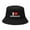 Black, variant on Summer Beach Fishmen Hat for Lady German Flag Retro Casual Versatile Outdoor Foldable Bowl Bucket Cap