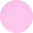 thumbnail image 1 of Ahgly Company Indoor Round Abstract Pink Contemporary Area Rugs, 6' Round, 1 of 4