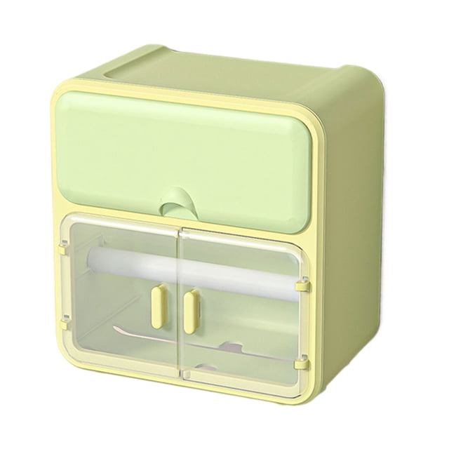 Yuarrent Impermeable fácil de instalar del organizador del almacenamiento del cuarto de baño del ABS que hace conveniente almacenar artículos Almacenamiento y organización del hogar Verde abeto
