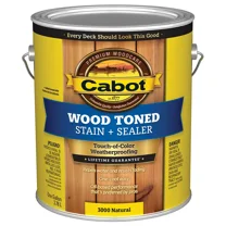 1 gal Cabot 3000 Natural Wood Toned Deck & Siding Stain