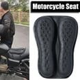 thumbnail image 2 of GHYJPAJK Black (A) Tpe Motorcycle Seat Saddle Cross-Border Slow Rebound Memory Gel Soft Glue, 2 of 7