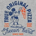 thumbnail image 2 of Toddler's Mickey & Friends Retro True Original Pizza Graphic Tee Athletic Heather 4T, 2 of 3