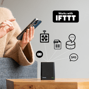 Ecosense EcoQube Digital Radon Gas Detector, Accurate Monitoring with Trend Charts and Remote Data Access, Now Works with IFTTT