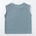 thumbnail image 5 of Cathalem Boys Tank Tops Toddler Boys Solid Crewneck Sleeveless Sports Athletic Tank Top (Light Blue,5-6 Years), 5 of 7