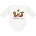 thumbnail image 3 of Inktastic Twins 1st Birthday Bears Boys or Girls Long Sleeve Baby Bodysuit, 3 of 5