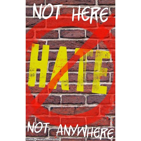 Youth Change Poster #524 Stop Hate Poster for Schools, Classrooms, Campuses