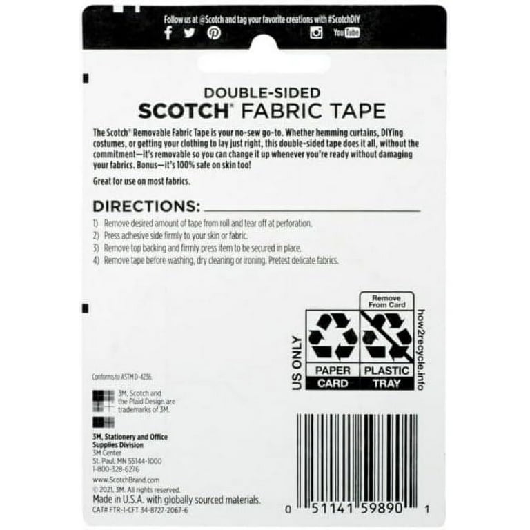 Scotch Removable Fabric Tape