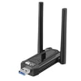 thumbnail image 1 of Adaptador USB Bluetooth 5.4 AC1300Mbps, Tarjeta de Red WiFi Inalámbrica de Doble Banda de 2,4/5 GHz, Dongle para PC, Portátil, Ratón y Teclado., 1 of 1