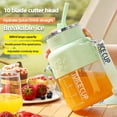 thumbnail image 4 of Exprimidor Portátil Inalámbrico de Frutas y Verduras, Eléctrico, de 800 Ml, de Gran Capacidad y con 10 Cuchillas de Acero Inoxidable A, 4 of 5