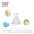 thumbnail image 2 of BeeBaby Basic Round base feeding bottle with peristaltic nipple 125ML / 4Oz.-Green, 2 of 5