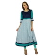 thumbnail image 2 of Phagun Kurti Ethnique Indien Coton Designer Bollywood Tunique Robe Kurta pour Femmes, 2 of 5