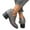 Gray |#31, variant on Kopltyrfg Women's Ankle Boots & Booties,Fashion Chunky Block Heel Ankle Boots for Women Low Heel Cutout Pointed Toe Pull On Zipper Ankle Booties 2025 Fall Boots for Women (Wine,41)