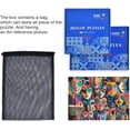 thumbnail image 6 of Wooden Jigsaw Puzzle 1000 Pieces Abstract Human Faces Print, Zigsaw with Alphabet Partition Storage Bag Easy to Solve, Fun Family Game Creative Gift for Friends Parents Grandparents, 6 of 6