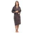 thumbnail image 2 of Women Shawl Collar Ladies Bathrobe Terry Cotton Kimono Collar Luxury Spa Robes, 2 of 6