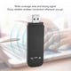 thumbnail image 5 of Mobile WiFi Hotspot 4G LTE 150Mbps USB Portable WiFi Router with SIM Card Slot for Outdoor Travel Black, 5 of 5