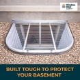 thumbnail image 3 of Complete Basement Egress Windows Kit - Window Covers - Egress Window Well Kit with Ladder - Basement Well Covers - Argon Filled Basements Windows - 55"L x 36"W x 60"D, 3 of 6