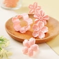 thumbnail image 4 of JUNTEX 5pcs/set Cookie Mold Stamp Biscuit Cutter Cherry Blossom Flower DIY Floral, 4 of 19