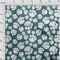 thumbnail image 3 of oneOone Cotton Poplin Dark Teal Green Fabric Dog Sewing Material Print Fabric By The Yard 42 Inch Wide, 3 of 4