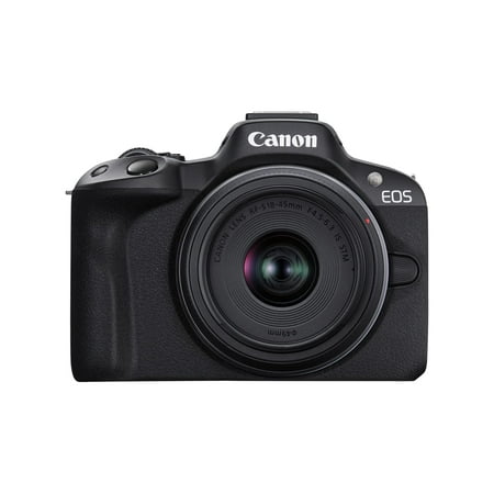 UPC: 0013803351415 | Canon EOS R50 Mirrorless Camera with RF-S 18-45mm f/4.5-6.3 IS STM Lens (Black)