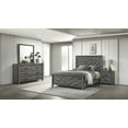thumbnail image 2 of Denver Modern Style 4PC Queen Size Bedroom Set Made With Wood in Gray Colour, 2 of 12