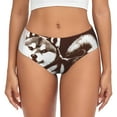 thumbnail image 1 of Fotbe Vintage Husky Dog Calzones Estampados para Mujer – Ropa Interior de Algodón, Cómoda, Suave y Elástica-X-Large, 1 of 6