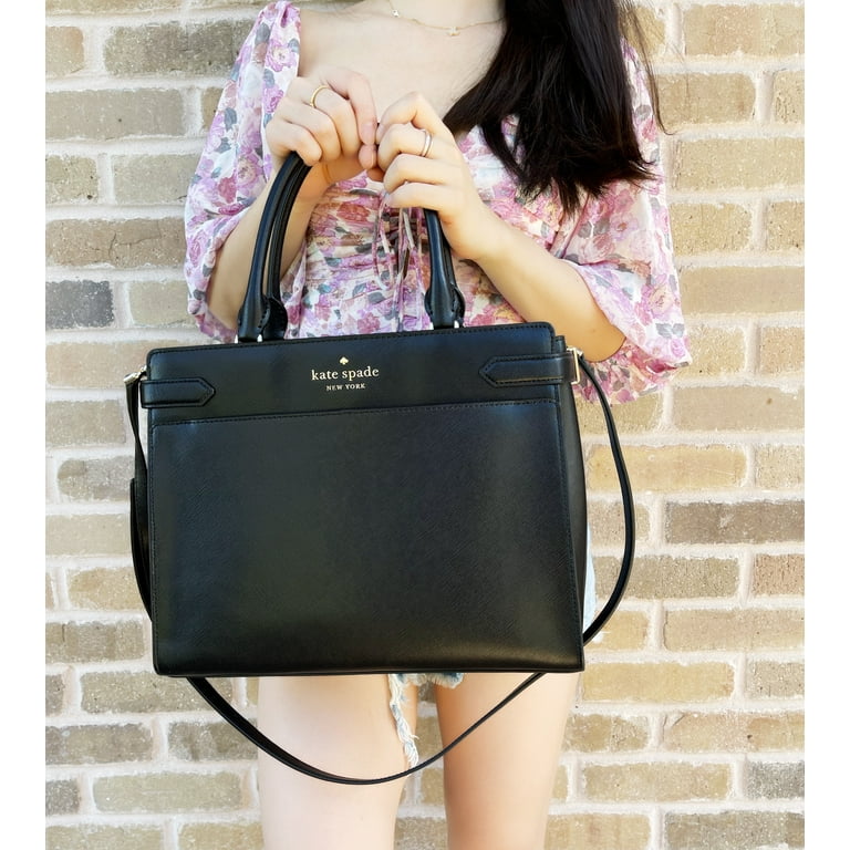 Kate Spade Bags | Kate Spade Staci Medium Satchel | Color: Black | Size: Os | Just_For_Kickz's Closet