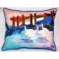 thumbnail image 1 of Betsy Drake ZP173 Coussin Décoratif Blanc en Ibis pour Intérieur et Extérieur - 20 x 24 Po, 1 of 1
