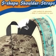 thumbnail image 4 of 17 Inch Lightweight Backpack,PVC Waterproof Oxford Fabric, Ergonomically Designed, with Large Capacity, Camouflage Print, 4 of 5
