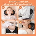 thumbnail image 5 of IOOKNA Cordless Neck and Back Massager, Shiatsu Back Massager with Heat, Deep Kneading Electric Massager for Full Body，Ideal Gifts, 5 of 7