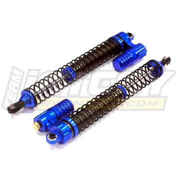 Integy RC Toy Model Hop-ups C23015BLUE Piggyback MSR11 Rock Crawler Shock Set (2) 148mm