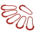 thumbnail image 1 of Unique Bargains Poignées de Remplacement pour Rallonge à Fermeture Éclair, Rallonge en U pour Bagages et Sacs à Dos Rouge 15 Pack, 1 of 5