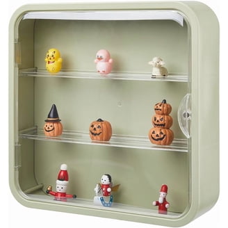 30-Slot Shot Glass Display Case (2-Pack) - Large Wooden Wall Mount Or Stand Shelf For Collectibles, 16.7" X 12.2"