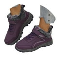 thumbnail image 2 of Mostsola Winter Boots for Women Waterproof Furry Lined Warm Hiking Boots Non-Slip Lace up Snow Boots, 2 of 9
