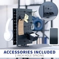 thumbnail image 3 of VIVO Steel Clamp-on 10" x 12" Rotating Pegboard, Magnetic Privacy Panel, 3 of 8