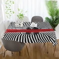 thumbnail image 3 of Yayeee Tablecloths 54" x 54" Rectangle Wrinkle Resistant Party Table Cover, Red Boat, 3 of 8
