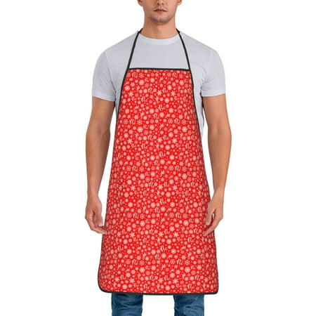 

Matuu Hohoho4 for Cooking Apron for Men and Women Adjustable Strap and Waist Ties for Baking Cooking Gardening