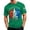 Green, variant on Mens 250 Anniversary USA Shirts Independence Day Patriotric 4th Of July Raglan Short Sleeve Shirts Crewneck 1776-2026 Casual Athletic Tops Gray L
