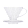 thumbnail image 1 of Filtro de goteo de café transparente, colador de té, taza reutilizable para servir, 1-4 tazas, 1 of 8