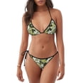 thumbnail image 1 of Fotbe Hawaii Palms Traje de Baño para Mujer de Dos Piezas – Bikini Sexy de Tirantes Tipo Halter con Diseño Triangular, 1 of 6