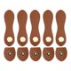 thumbnail image 1 of Juego de 5 hebillas de cuero a presión, suaves y portátiles, para coser tú mismo, cierre de piel para bolsos, bandoleras, monederos, accesorio de latón antiguo de color marrón pálido, 1 of 8