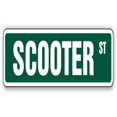 thumbnail image 1 of SignMission SS-Scooter 18 in. Scooter Street Childrens Name Room Sign, 1 of 1