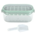 thumbnail image 2 of Ice  Tray with Lid Bin Scoop, Large Capacity Easy Release Flexible Ice  Molds Sealed Design, Multifunctional Stackable Ice Trays for Freezer, Cocktail, Whiskey,, 2 of 8