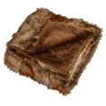 thumbnail image 1 of Gymax Fluffy Faux Fur Throw Blanket 540GSM Soft Fuzzy Luxury Faux Raccoon Fur Blanket, 1 of 10