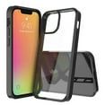 thumbnail image 1 of Kaleidio Case For iPhone 13 Pro Max (6.7") [Scratch Resistant] Hybrid TPU Bumper [Slim Fit] Transparent Back Panel Skin Cover [Clear/Black], 1 of 2