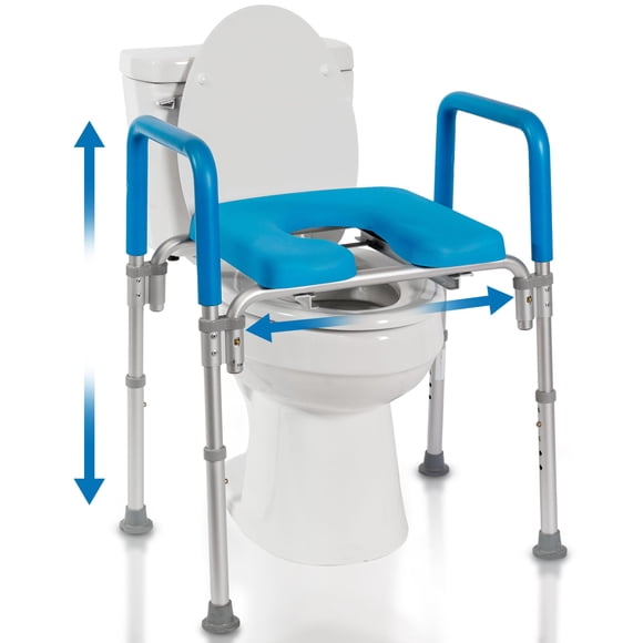Asiento de inodoro elevado Platinum Health Original Ultimate acolchado